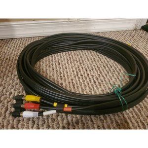 Monoprice RCA Coaxial Composite Video/Audio Cable, 25'